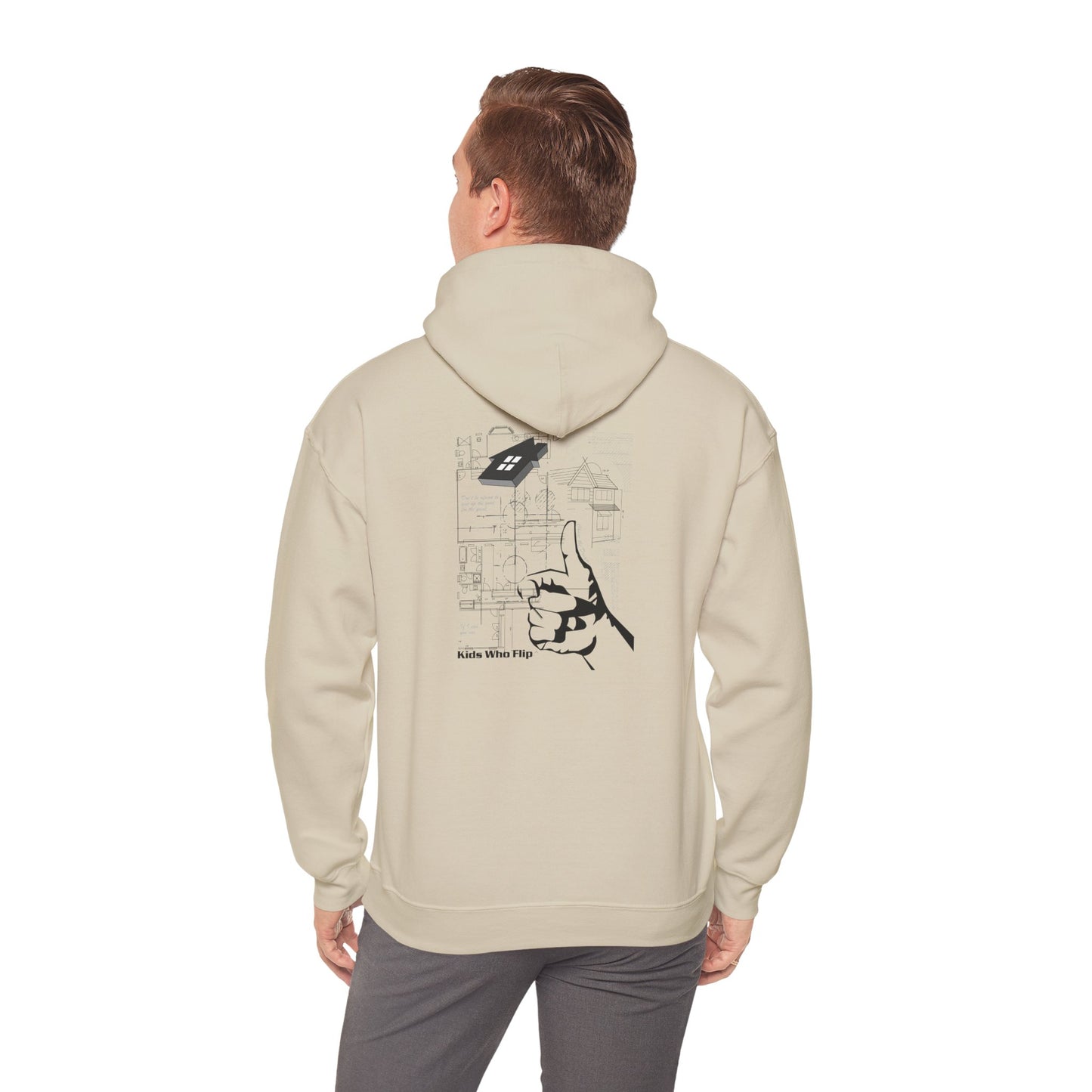Mens' Heavy Blend KWF Hooded Sweatshirt 2.0