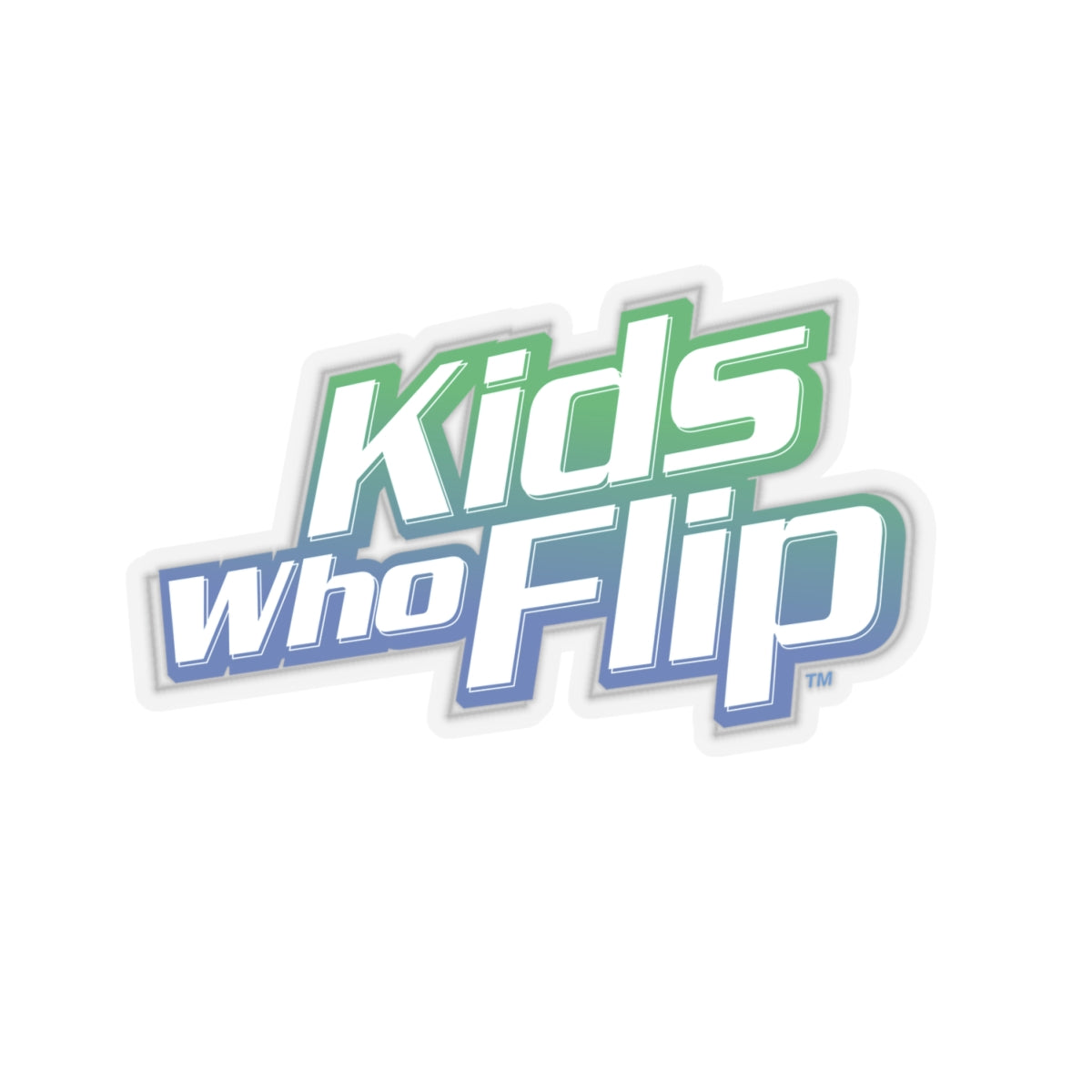 Kids Who Flip Kiss-Cut Stickers