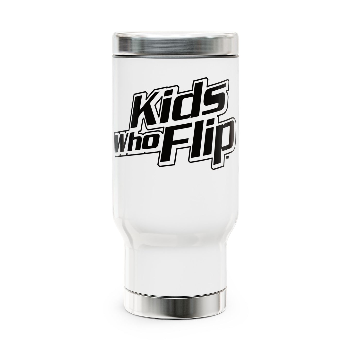 Stainless Steel Travel Mug with Handle, 14oz