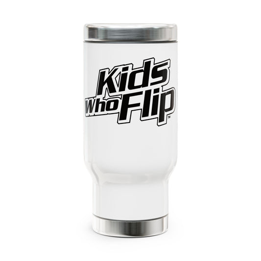Stainless Steel Travel Mug with Handle, 14oz