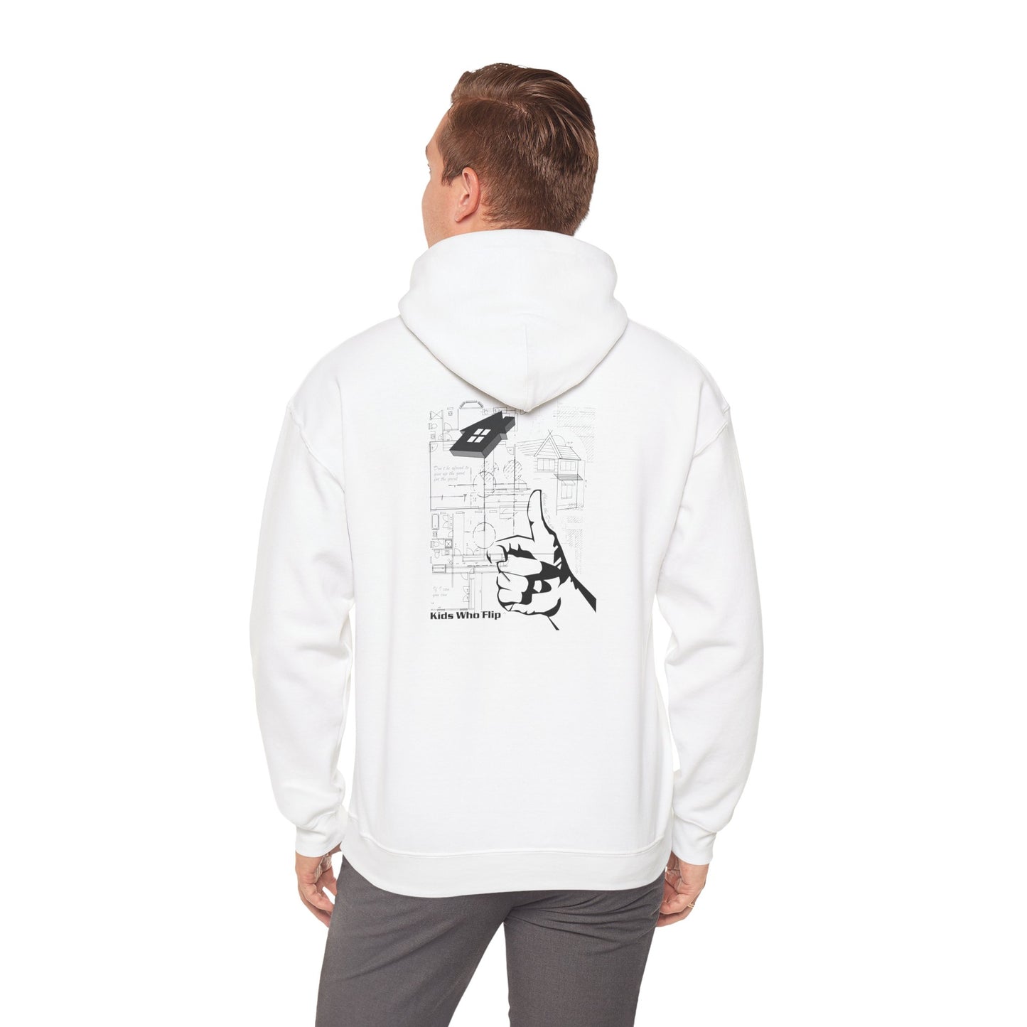 Mens' Heavy Blend KWF Hooded Sweatshirt 2.0