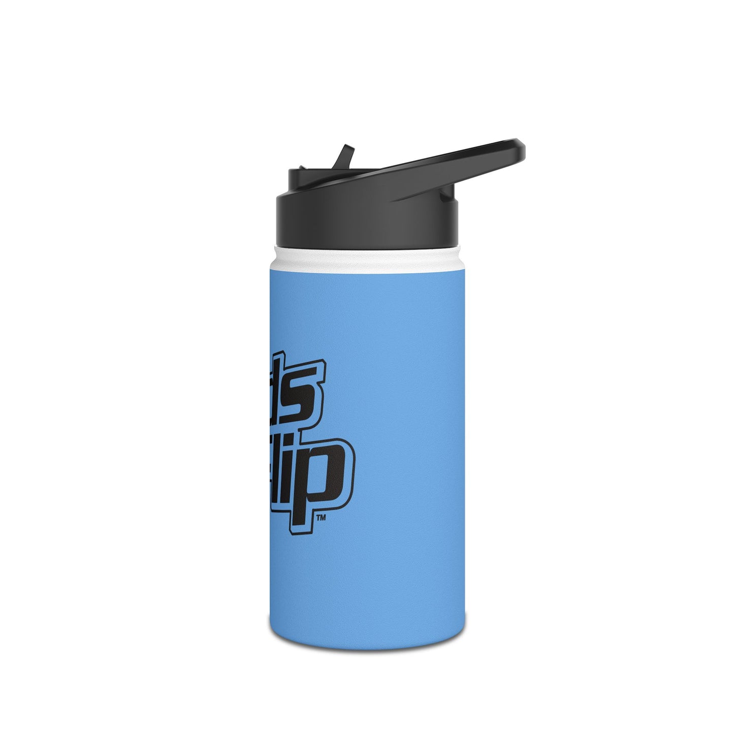 Blue Kids Who Flip Stainless Steel Water Bottle
