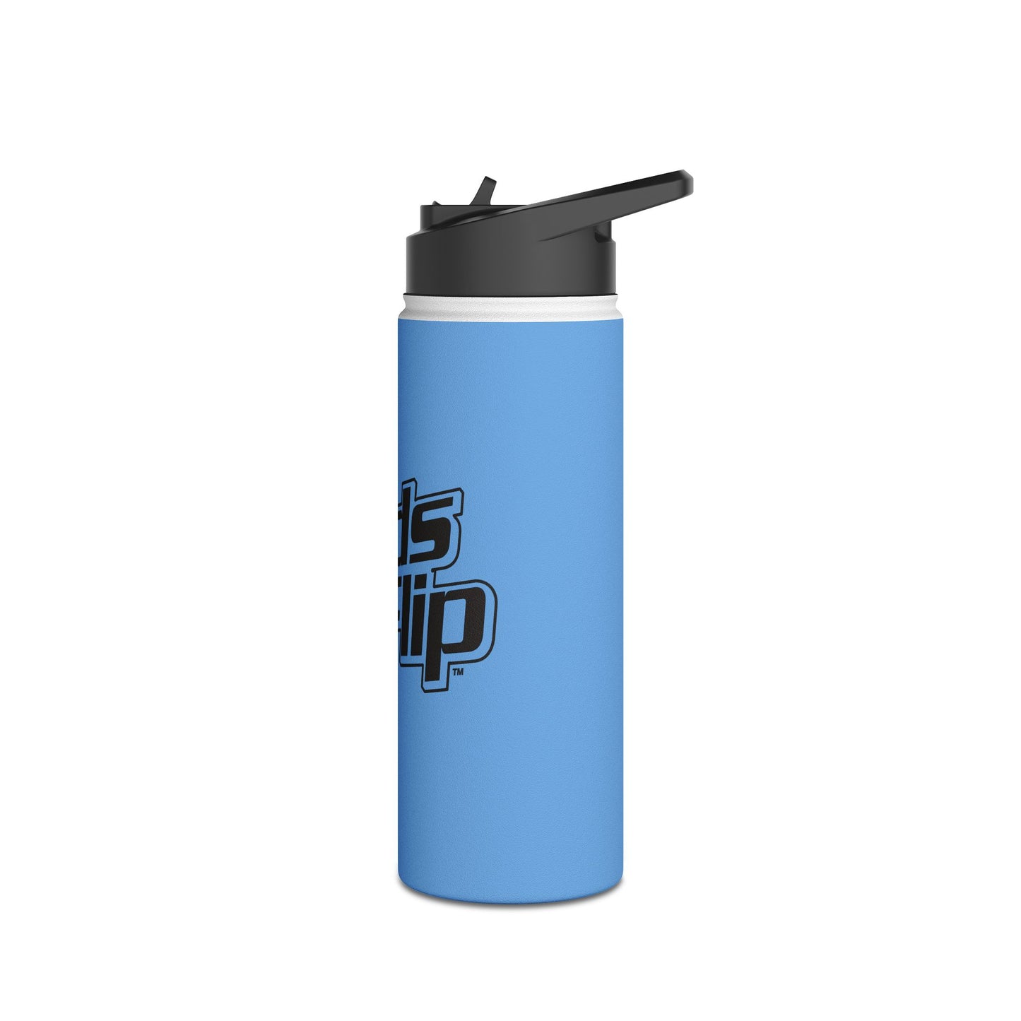 Blue Kids Who Flip Stainless Steel Water Bottle
