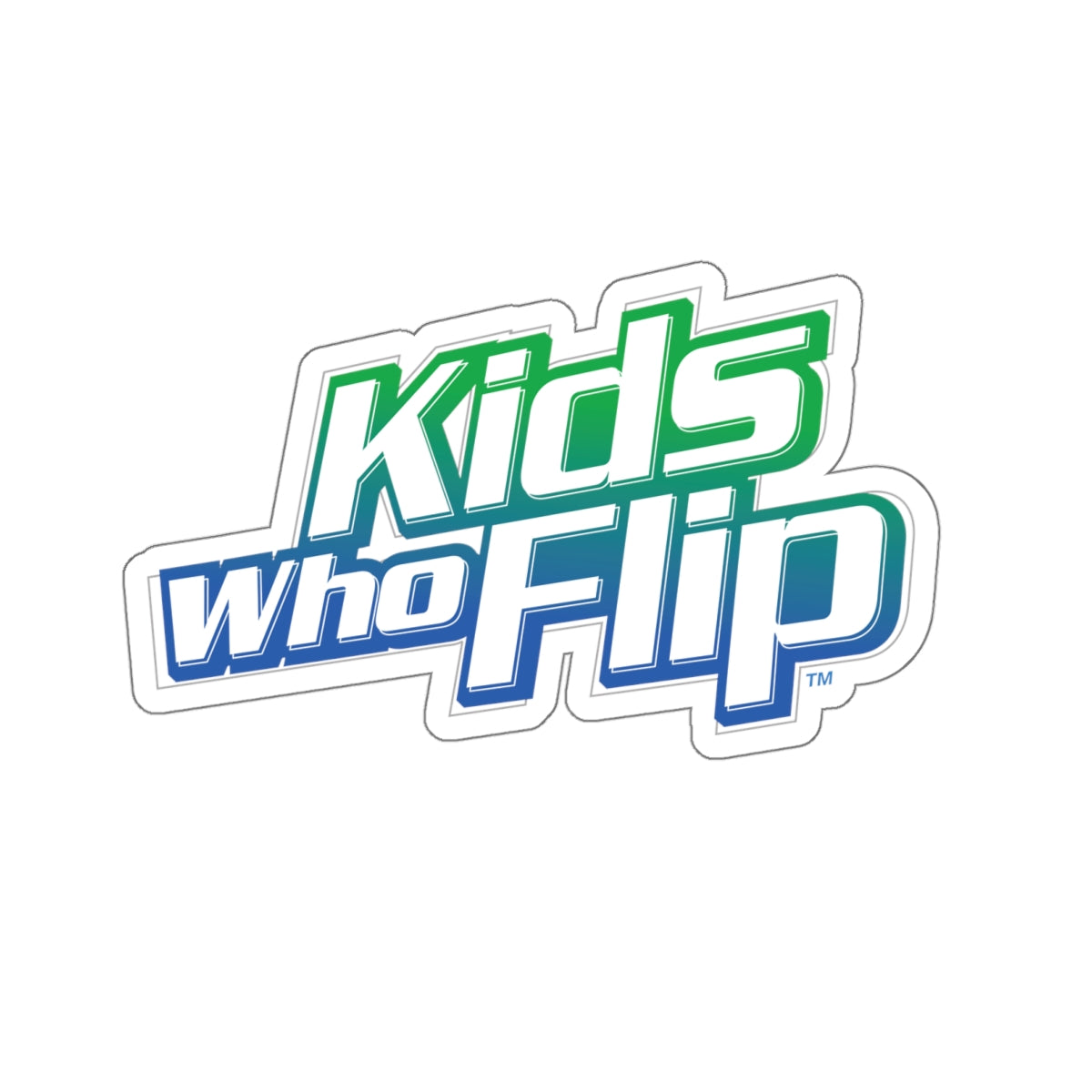 Kids Who Flip Kiss-Cut Stickers