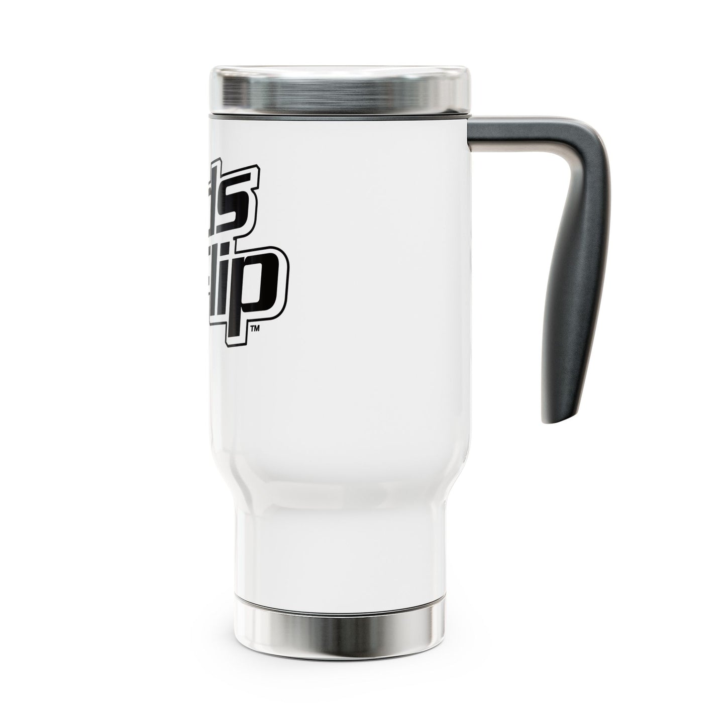 Stainless Steel Travel Mug with Handle, 14oz
